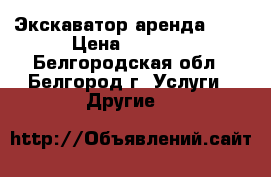 Экскаватор аренда JCB › Цена ­ 1 100 - Белгородская обл., Белгород г. Услуги » Другие   